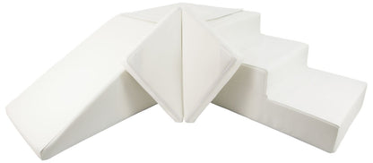 Step & Slide, All White