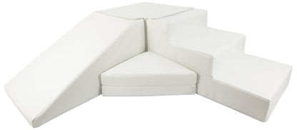 Step & Slide, All White