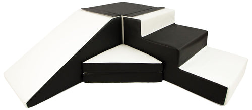 Step & Slide, Black & White