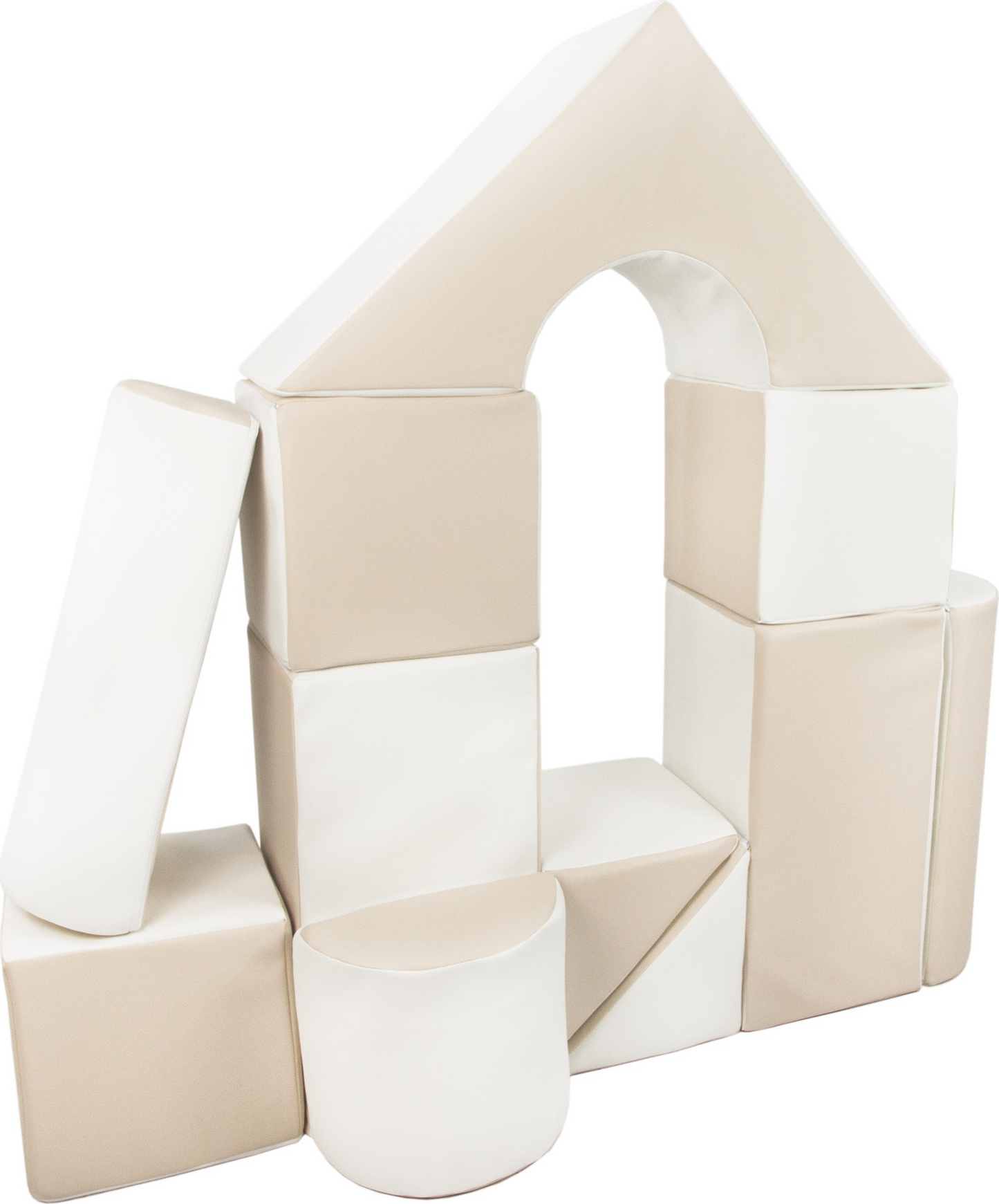 Castle Set (11 Pieces), Beige