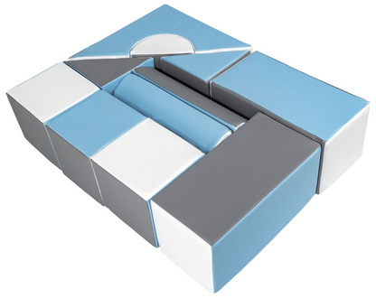 Castle Set (11 Pieces), Baby Blue