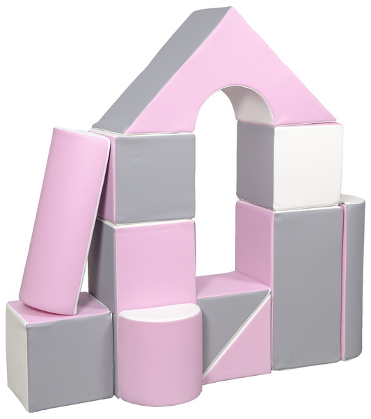 Castle Set (11 Pieces), Pink